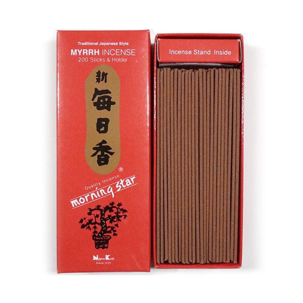 Morning Star Japanese Incense Sticks 200 Sticks & Holder (Mil)