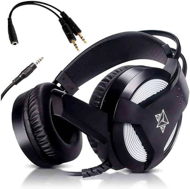 Headset gamer fone de ouvido com microfone Adamantiun Baldur pc ps4 ps5 celular Xbox One series nintendo switch notebook p2 3,5mm preto