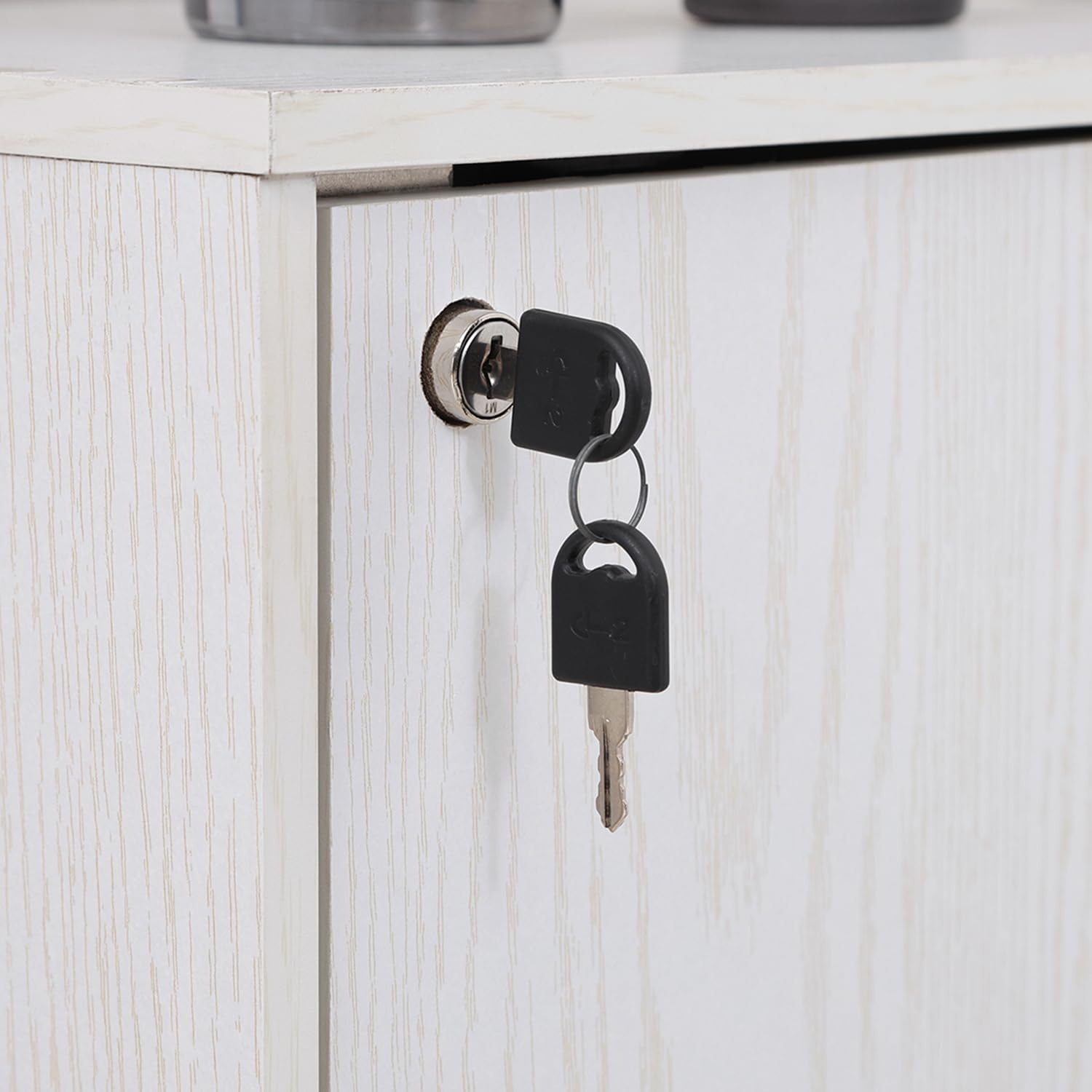 Amazon.co.jp: 不二貿易 鍵付き収納ボックス 幅39×奥行31×高さ72cm