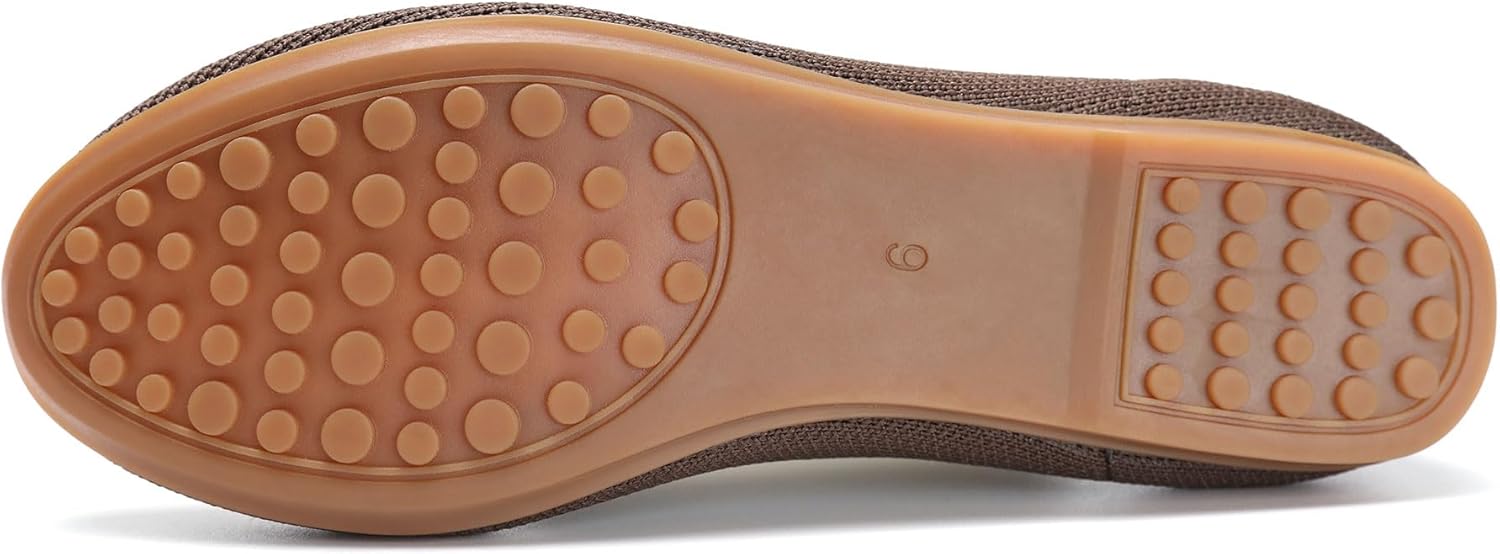 Women's Ballet Flat Dressy Casual Knit Shoes Round Toe Women Mesh Flats - Image 13