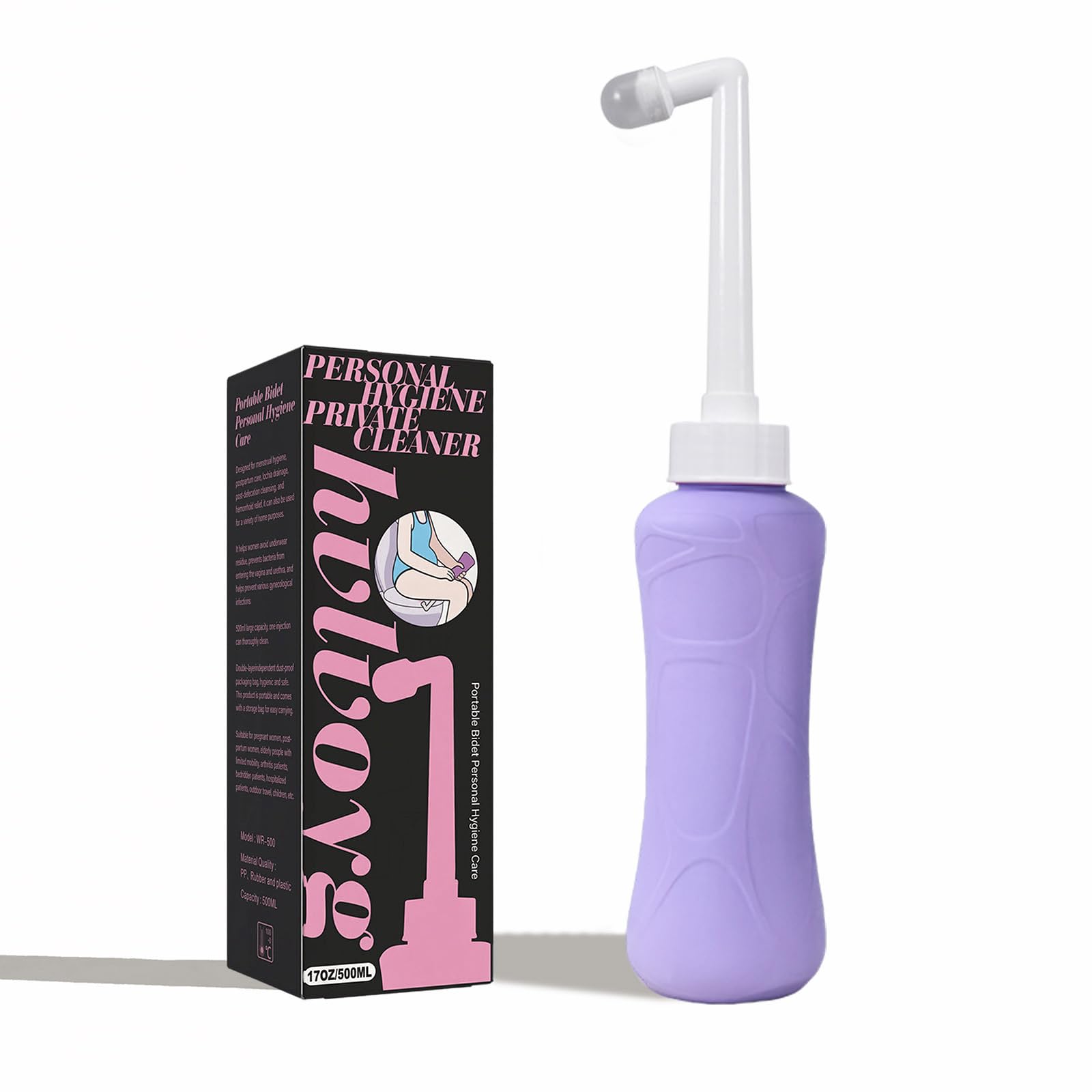 Photo 1 of 17oz Upside Down Peri Bottle for Postpartum, Large Capacity Portable Bidet, Perineal Bottle, Postpartum Essential, Surgery Toilet Aids Tools, Feminine Hygiene Care, Ideal for Post-Toilet Cleaning