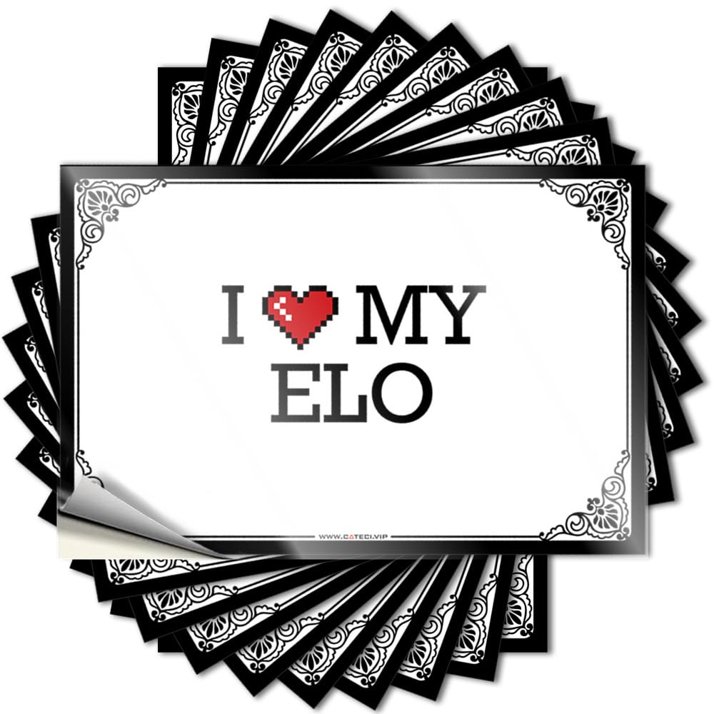 Vintage Bathroom Decor Affirmation Decal - I Love My Elo Removable Decal Cover Easy Peel for Spring(8X12CM)
