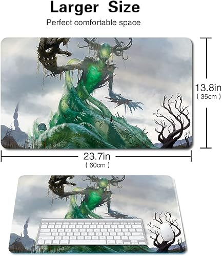 Miniatura 7 de LIUYANZE Juego de mesa TCG Playmat tamaño 23.6 x 13.8 in, alfombrilla de mouse compatible con MTG CCG RPG juego de cartas coleccionables (AVACYN,