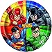 Unique Piatti Ecologici in Carta-23 cm-Festa a Tema Justice League-Confezione da 8, Multicolore, 49965EU