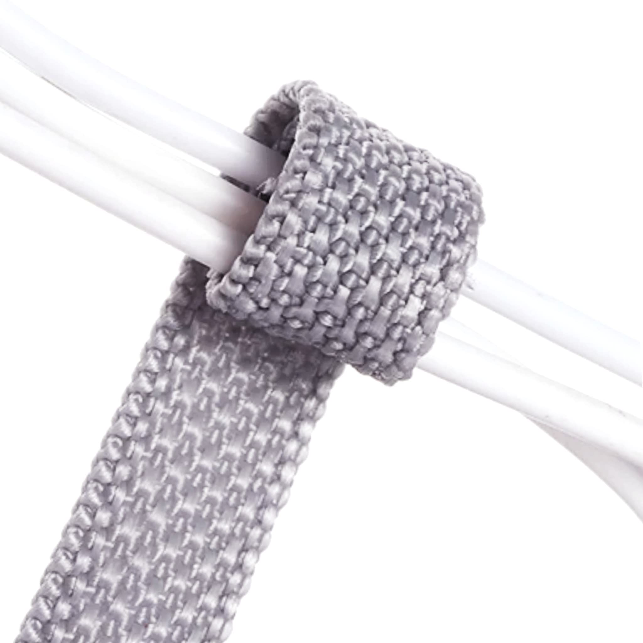 Bricoloco.com Ruban de store à installer sur les bobines de collecte - Sangle pour stores en nylon (6, Gris 22 mm)