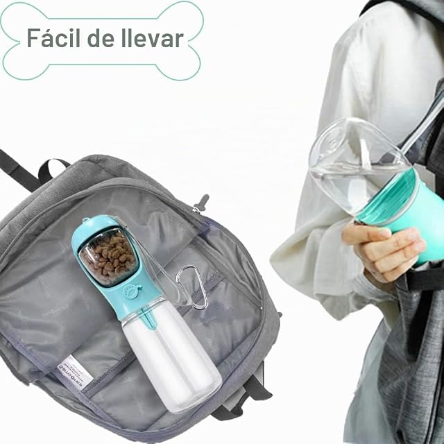 Foto 6 de 6 de COTOP Botella Agua y Contenedor Perro Alimentación