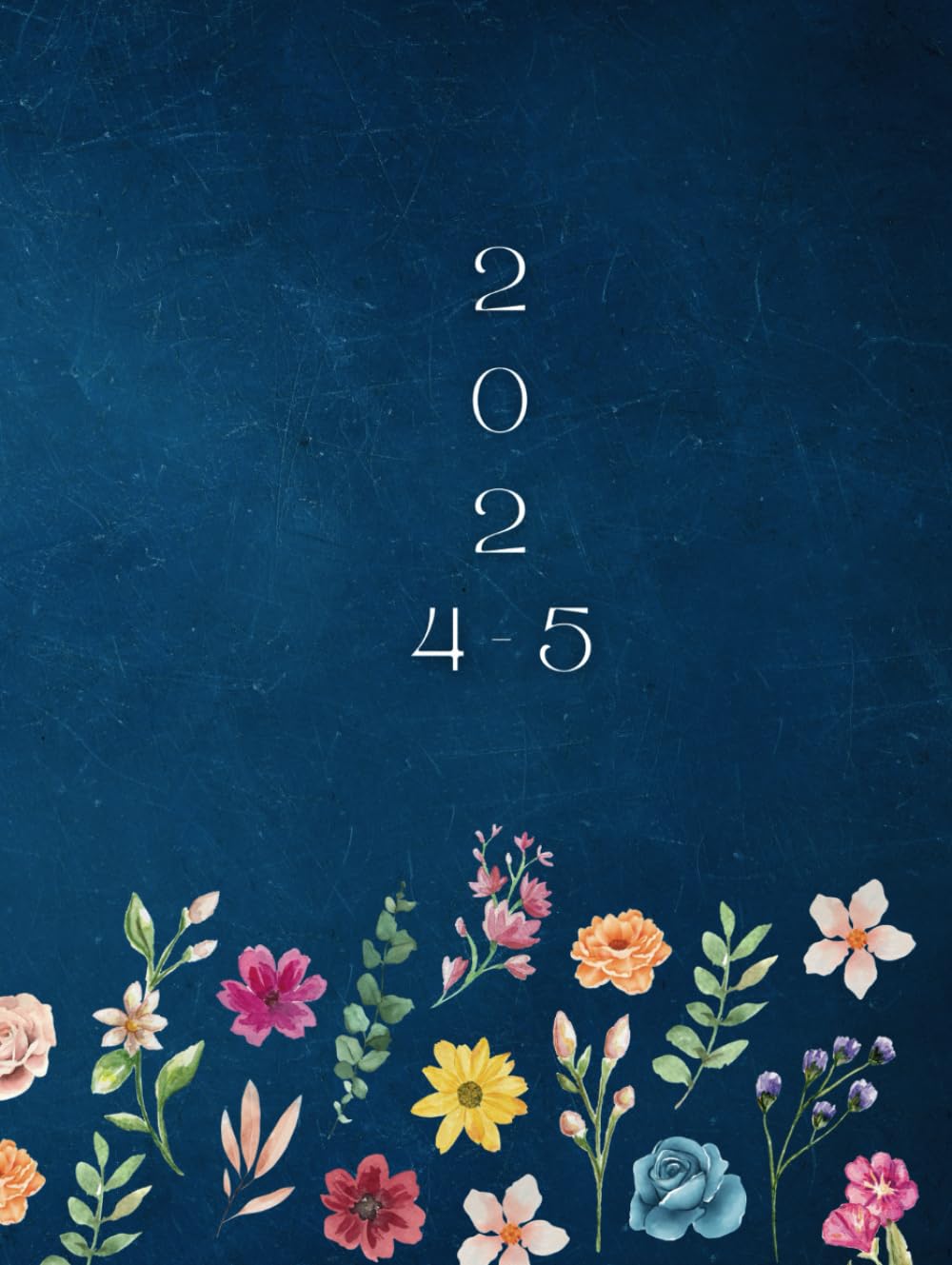 2024-2025: Minimalist 1 Page per Day Planner | Weekend Included | 8.5x11 Large Writing Space | 365-Daily Diary | 12-Month Organizer Journal | Half-Hourly Appointment Book | 390 Pages | Blue Cover