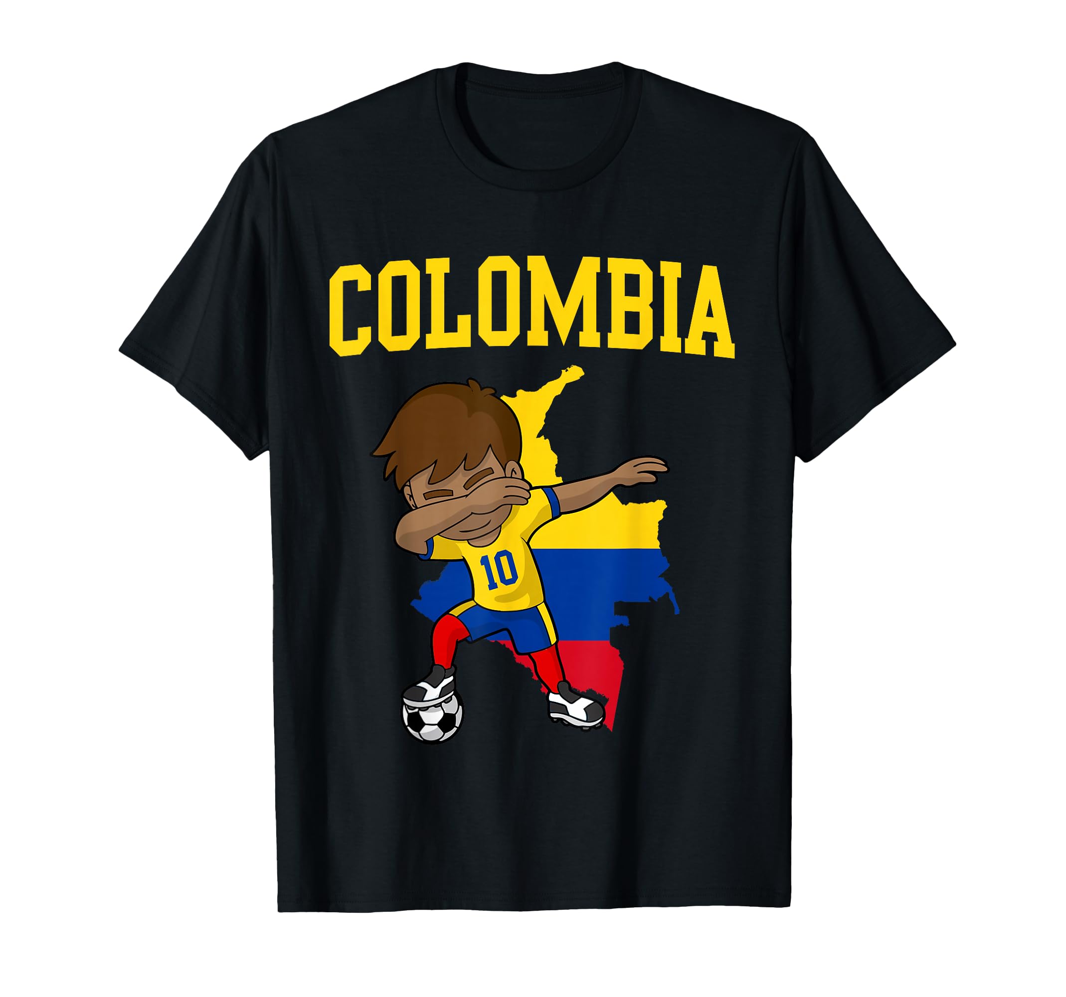 Colombia Soccer Colombian Football Dabbing T-Shirt