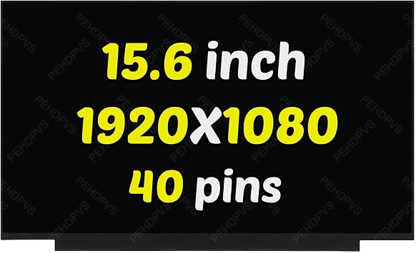 15.6" Screen Replacement for ASUS TUF Gaming F15 FX506LU FX506LH FX506 FX506H FX506L FX506LI FX506HE FX506HC FX506HM LCD Screen FHD 1920x1080 IPS 40Pin 144Hz Laptop Display Panel