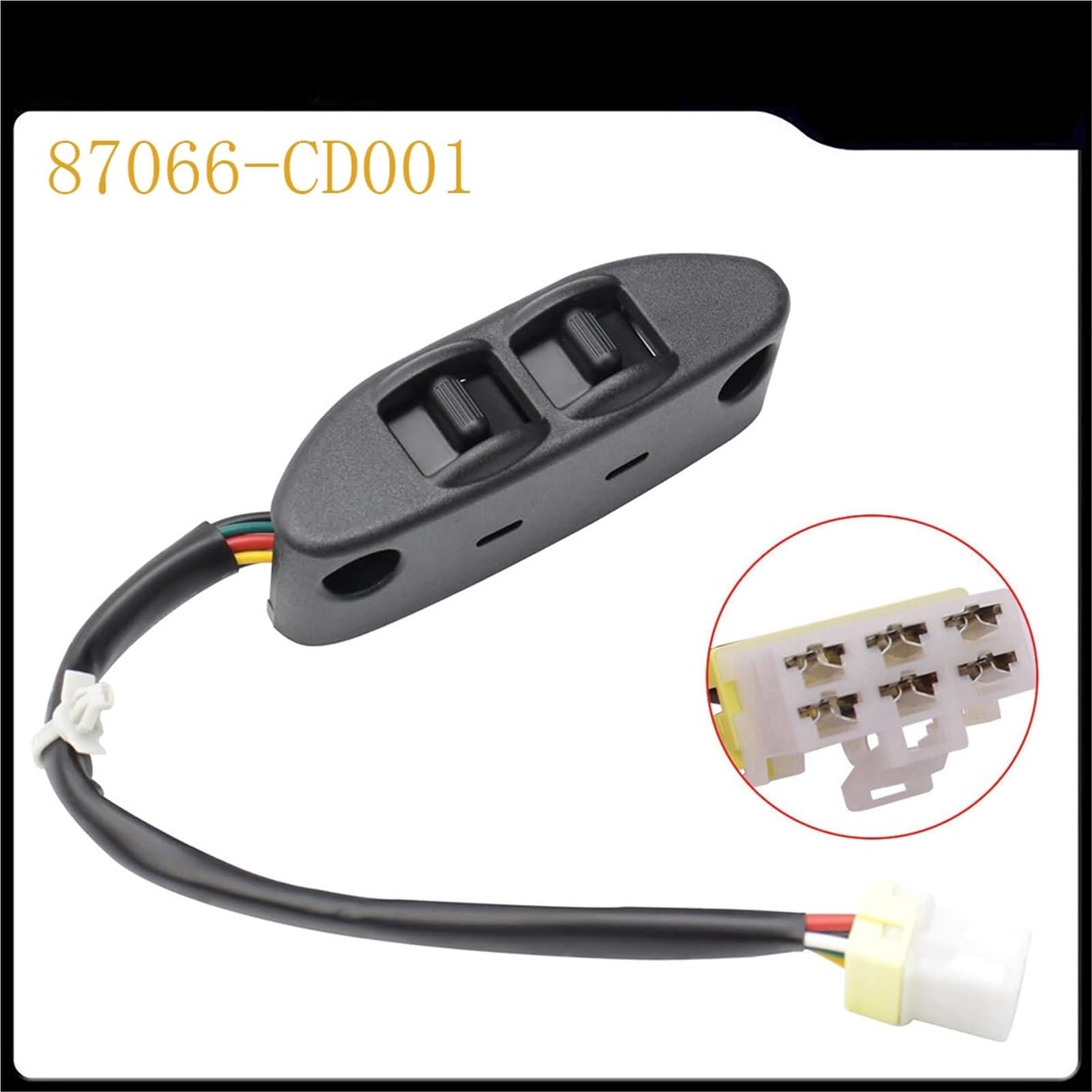 Przełącznik samochodowy Lewa strona kierowcy przełącznik elektryczny przełącznik 87066CD001 87066-CD001 akcesoria samochodowe wymiana samochodu