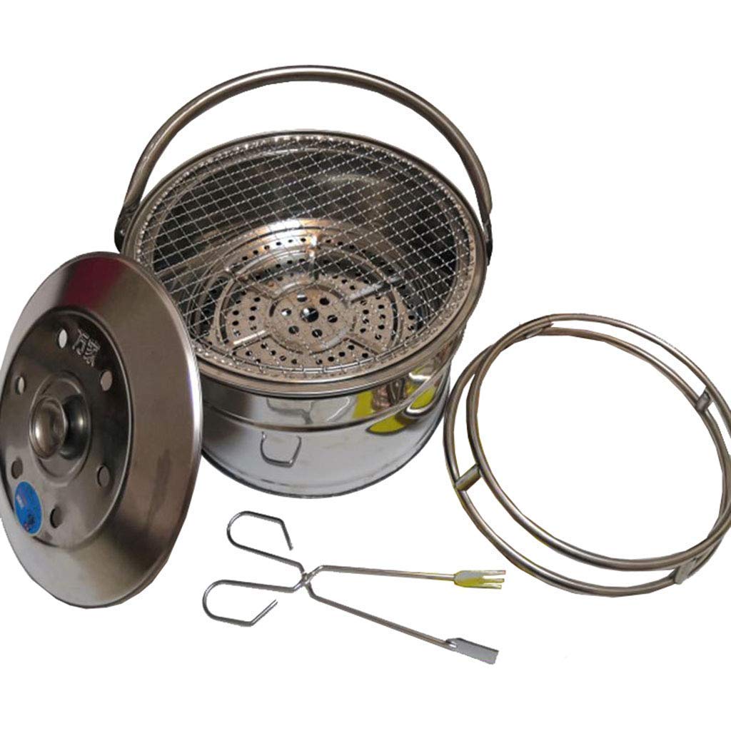 Buy Mini portable Fire Pit Small Firepit Stainless steel,Outside with Cooking BBQ Grill Grate