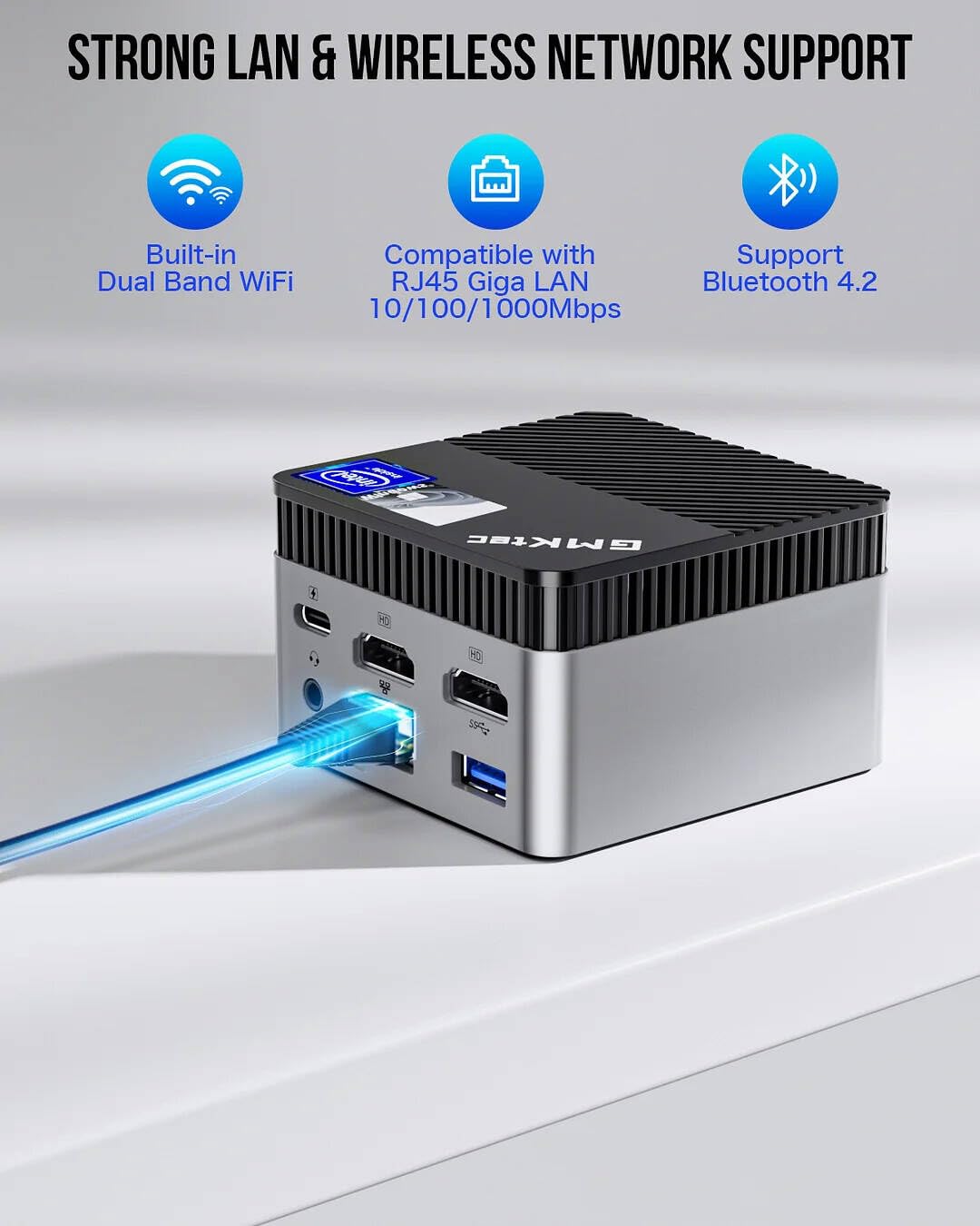 GMKtec NucBox G5 Mini PC, Intel Alder Lake N97, 12GB DDR5 RAM