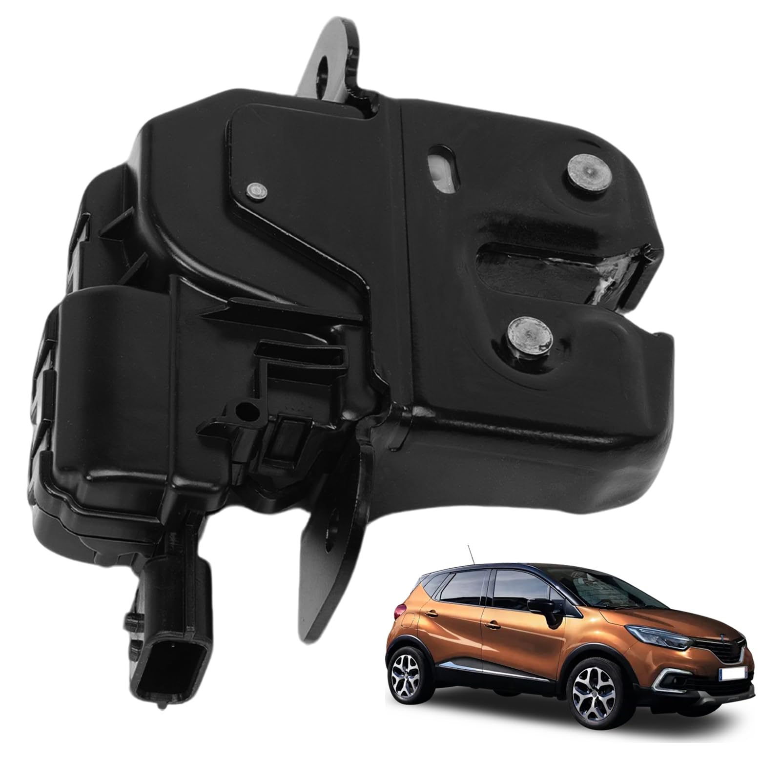 La cerradura de puerta trasera 905039428R es compatible con Clio IV, Captur, Logan, Sandero, Fluence, Megane III y Coupé. El candado de portón trasero 846307169R también es compatible.