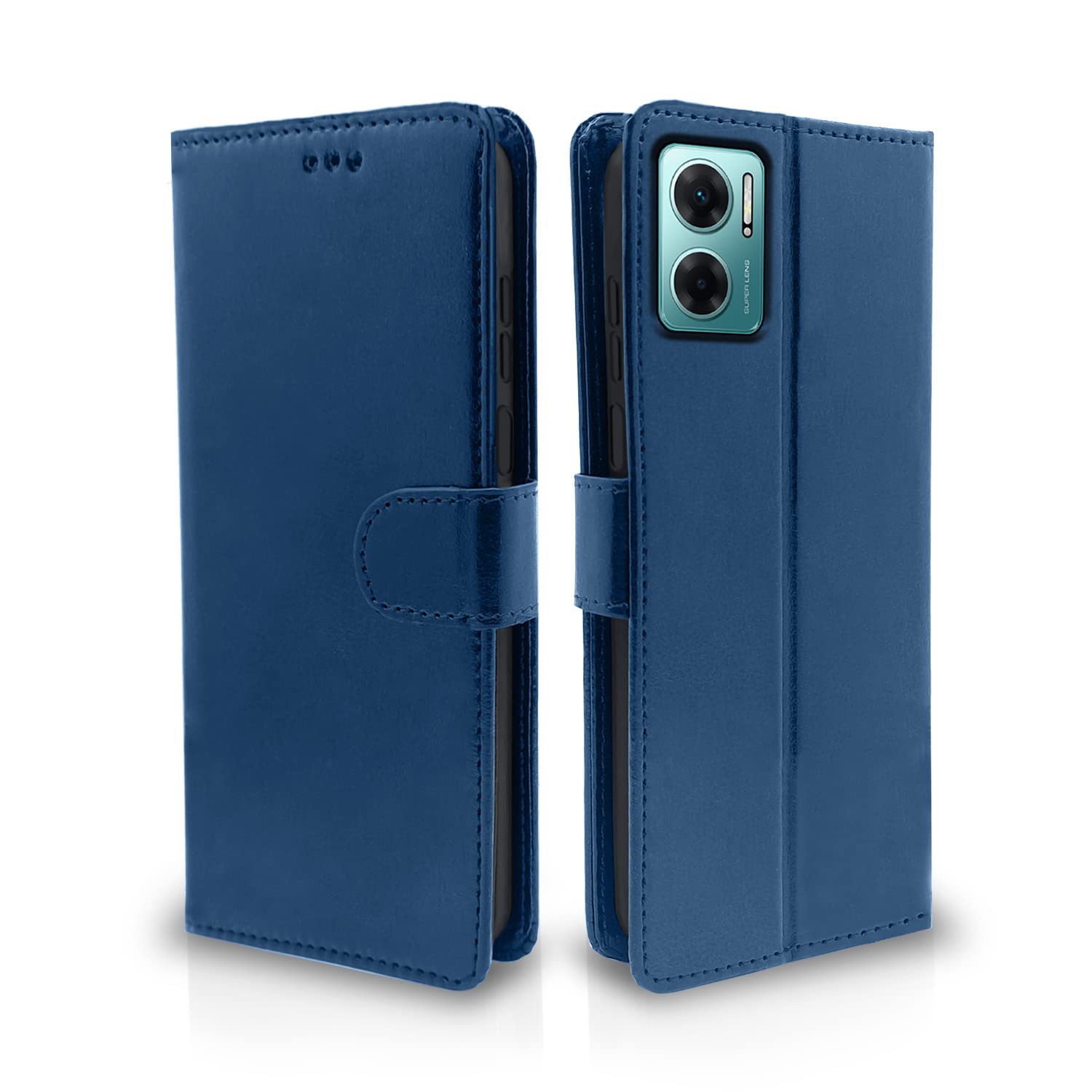 Pikkme Mi Redmi 11 Prime 5G Flip Case Leather Finish | Inside TPU with Card Pockets | Wallet Stand and Shock Proof | Magnetic Closing | Complete Protection Flip Cover for Mi Redmi 11 Prime 5G (Blue) (B0BGXPK878) Amazon Price History, Amazon Price Tracker