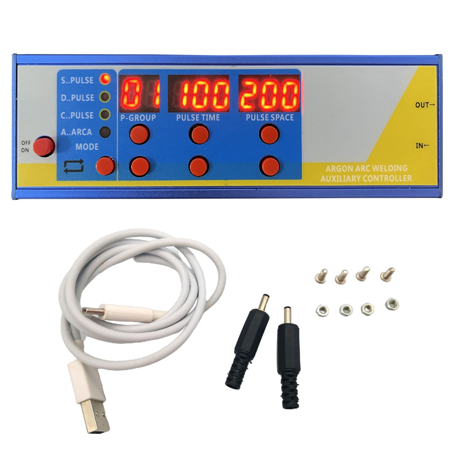 Msioytog Welding Modified Cold Welding Machine Controller Argon Controller Auxiliary Tool Modes Cold Machine Pen Aluminum Sheet Adjustable Weld Pen Spots