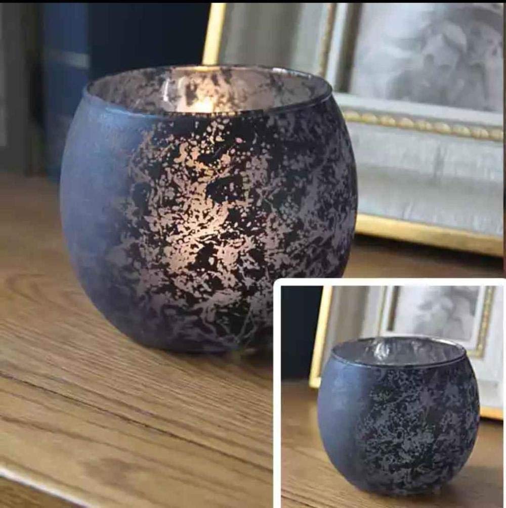 COCOCOGlass candle holder white romantic candle holder dinner decoration-3