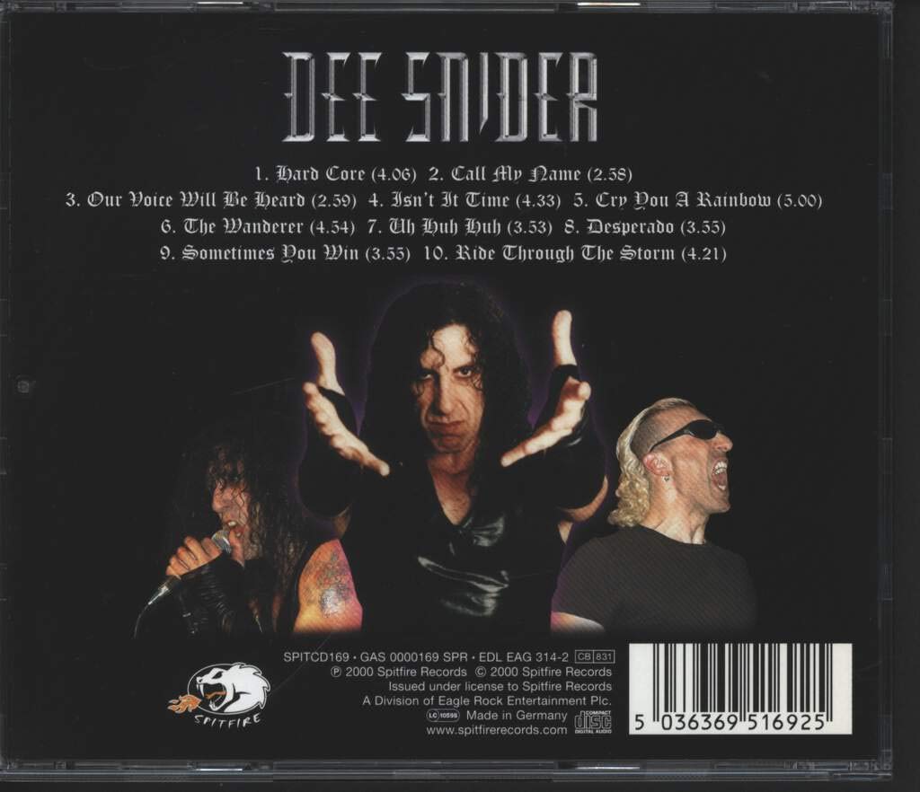 希少！DEE SNIDER / Never Let the Bastards〜 Amazon.com: Never Let the Bastards Wear You Down : Snider, Dee