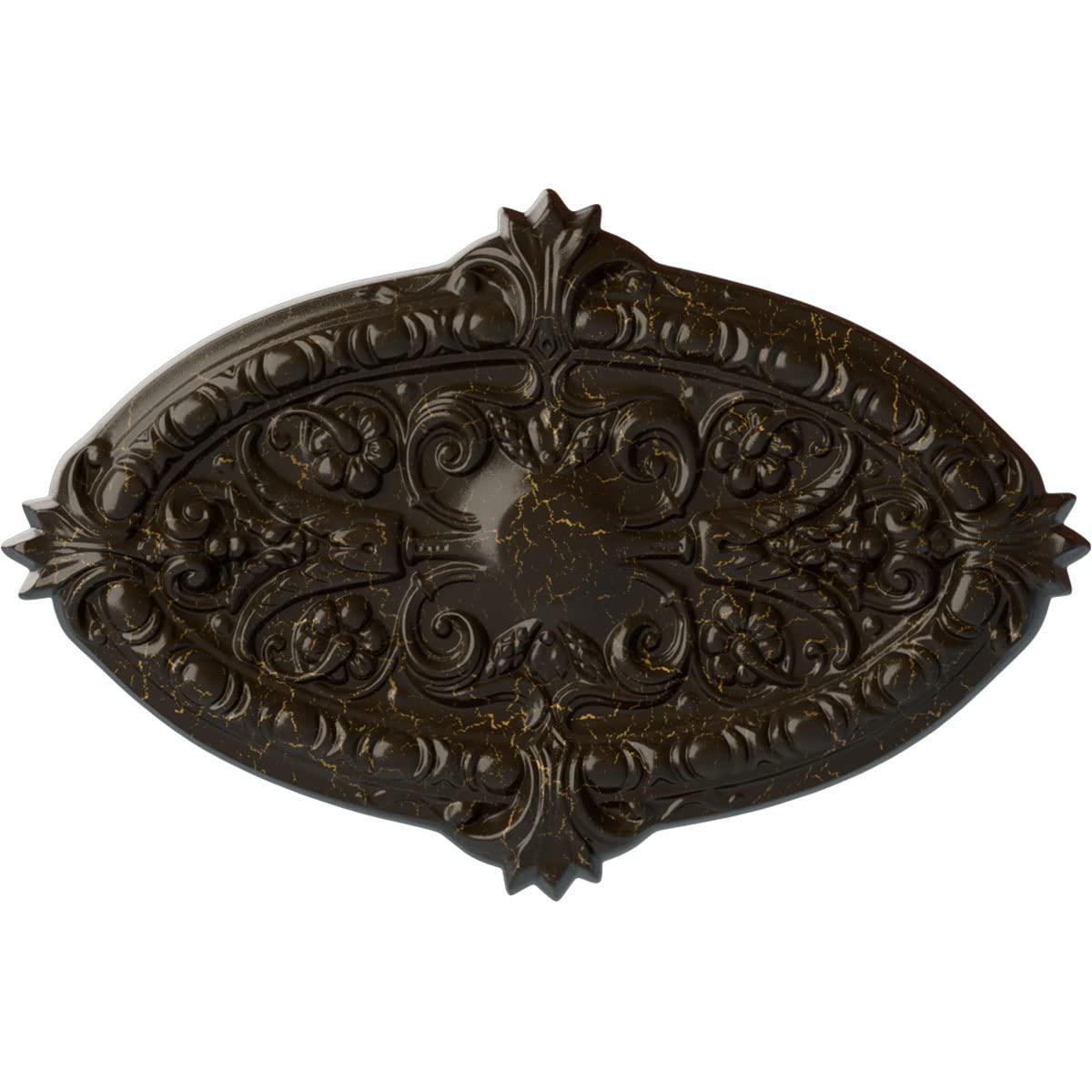 Médaillon de plafond Marcella habillage de lustre et masquage défauts plafond