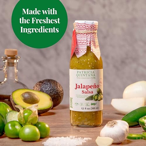 Miniatura 3 de Patricia Quintana Salsa de jalapeño  Auténticos ingredientes artesanales mexicanos  Perfecto para tus tacos, burritos, enchiladas u otra comida
