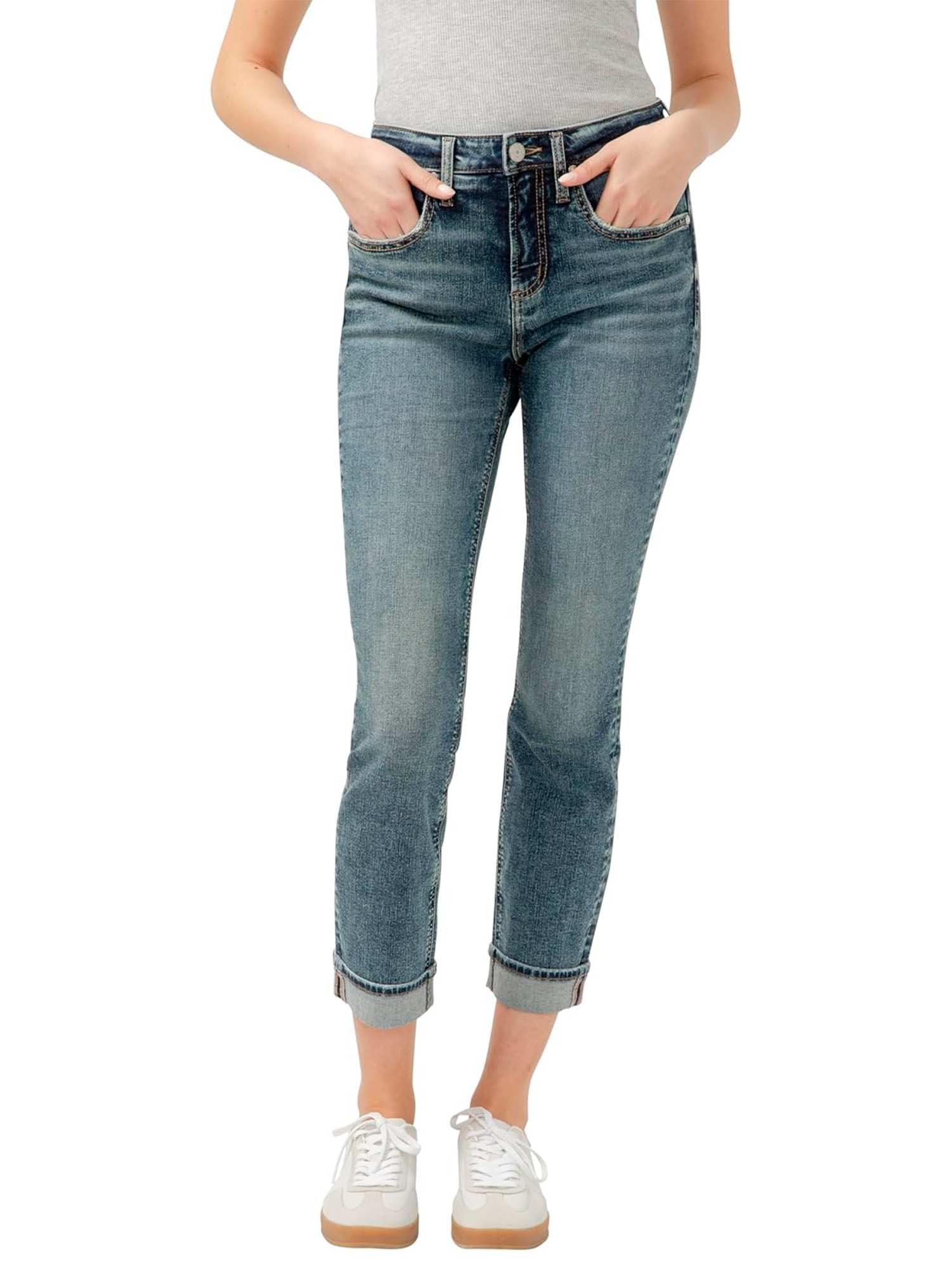 Silver Jeans Co. Women's Beau High Rise Slim Leg Jeans