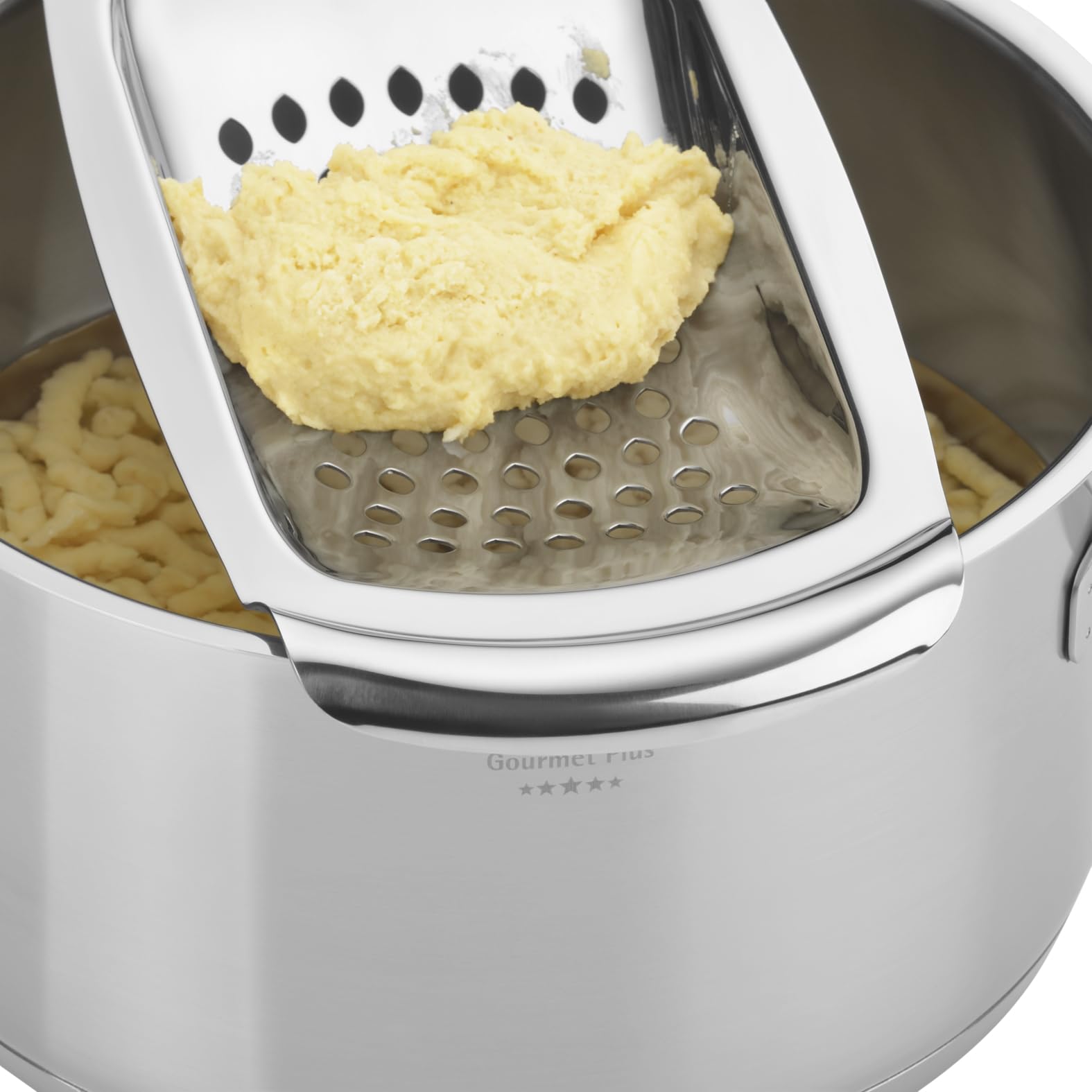 Wmf Spätzle-Profi Szatkownica Do Ciasta z Łopatką, Stal Szlachetna, Srebrny