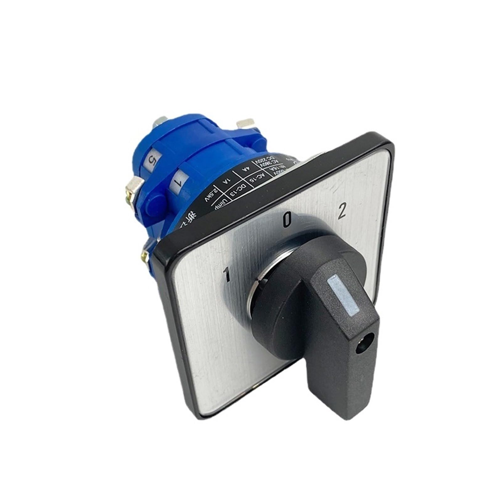 YWZVBSDCS Rotary Cam Switch 16A 690V 3 Position 1-8 Poles Control Dual Power Changeover Interruptor LW39A-16 Series(2P)