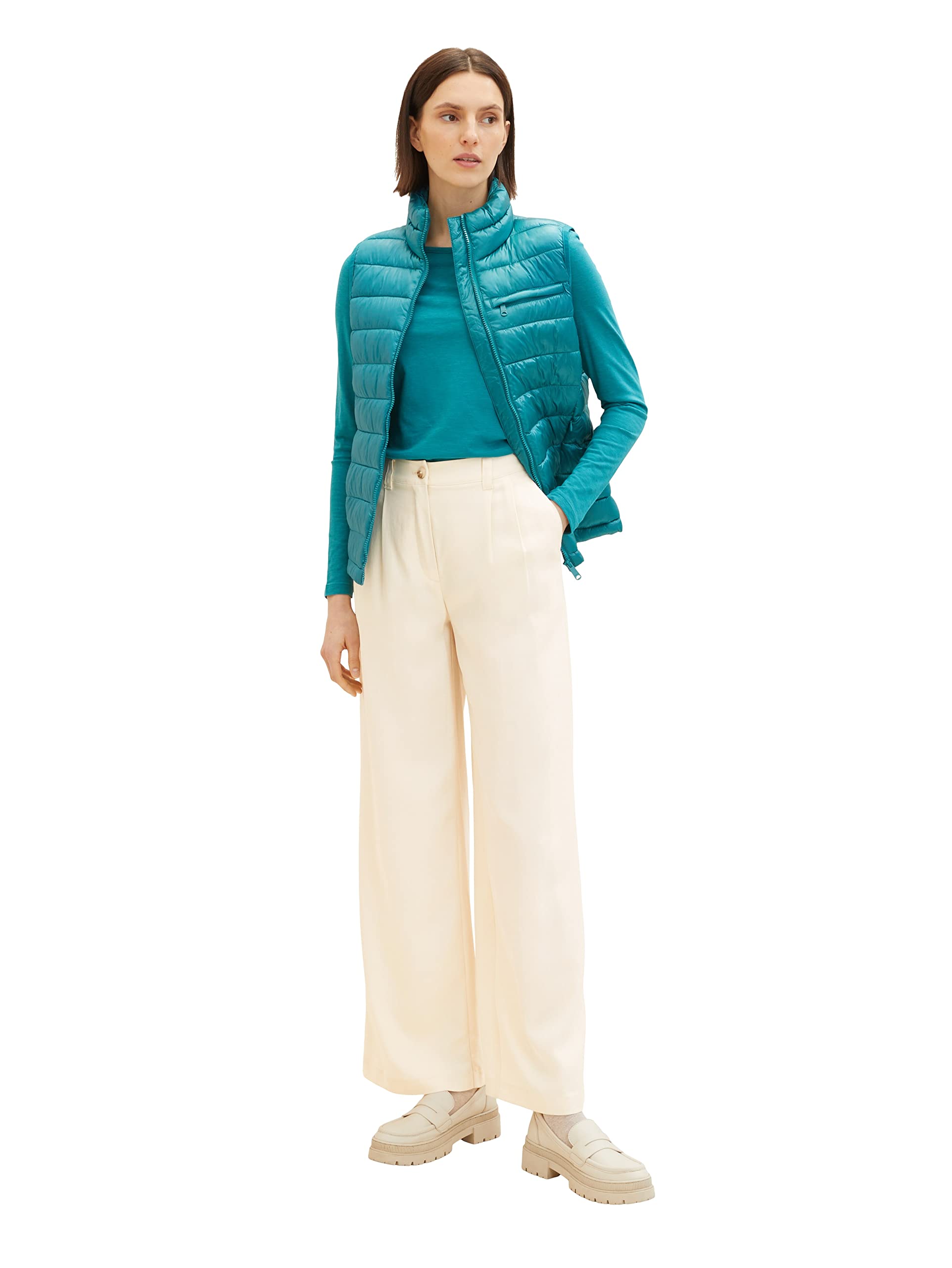TOM TAILOR Gilet Trapuntato Leggero da Donna