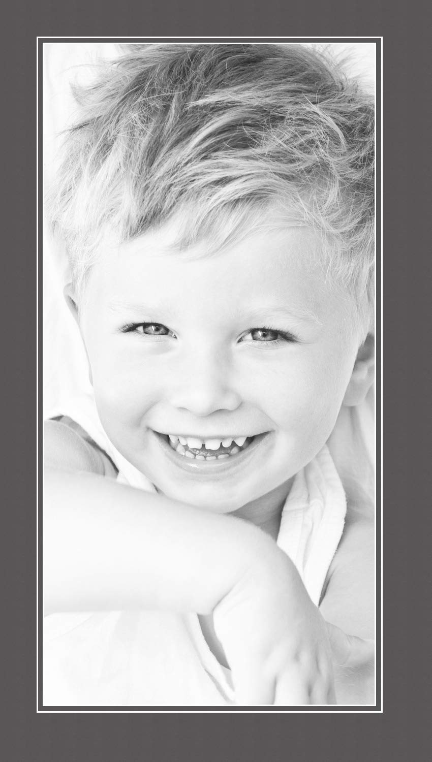 13x26 Cinder / Charcoal Custom Mat for Picture Frame with 9x22 opening size (Mat Only, Frame NOT Included)