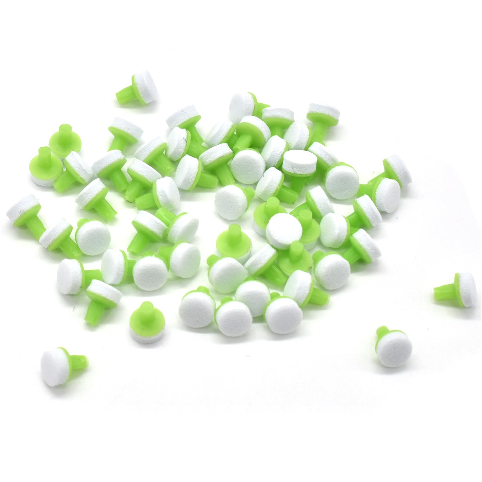 Angzhili 60 pcs Fast Quick Foam Pad for Dental Composite Resin Modelling(Green,4mm)