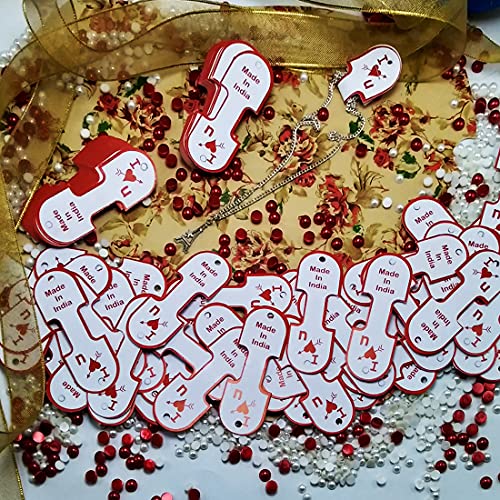 Image of DIY Crafts Design No # 4, Jewellery Display Pice Tag Packing, 10 Pcs Blank As Image Kraft Paper Jewelry (Design No # 4, Jewellery Display Pice Tag Packing)