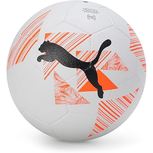 PUMA Future 2 Soccer Ball White-Citrus - Size 5