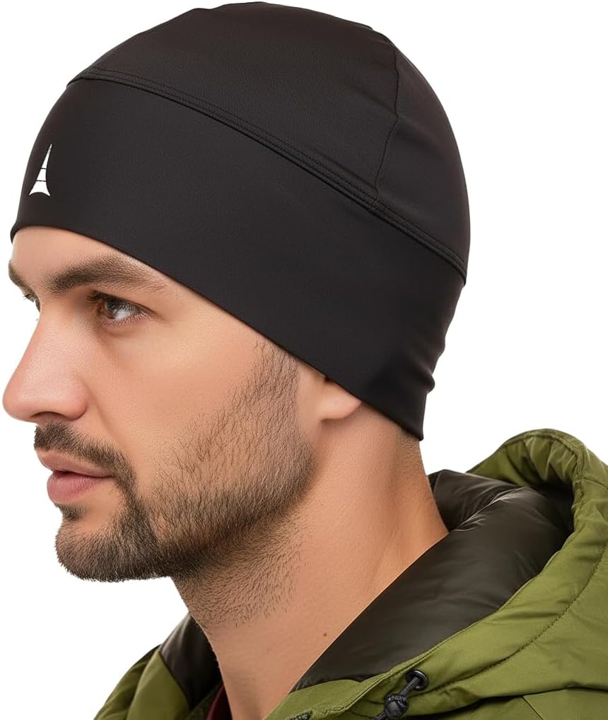 Helmet Liner Sweat Wicking Skull Cap Beanie. Ultimate Performance Moisture Wicking. Fits Under Helmets