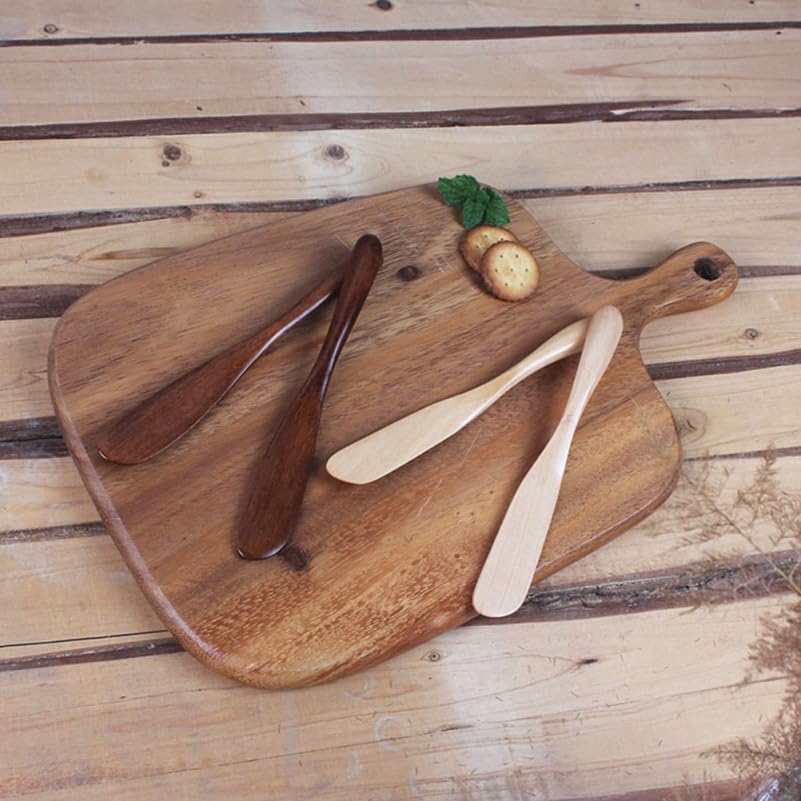 4pcs Wooden Makeup Scraper Cream Spatula Face Mask Applicator Facial Mask Scrapers Skin Care Tools