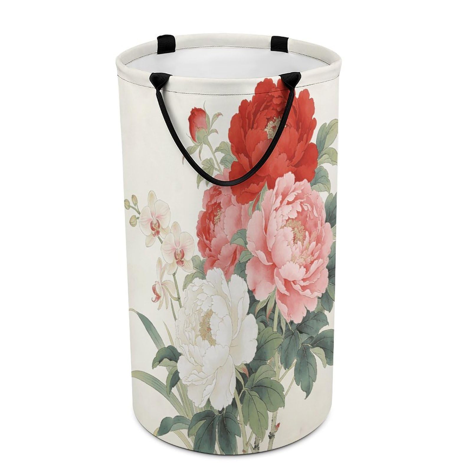 Yancong Contains Elements Laundry Hamper Waterproof Polyester Laundry Baskets Collapsible Dirty Clothes Storage Basket Clothes Hampers with Sturdy Handles for Travel Bedroom