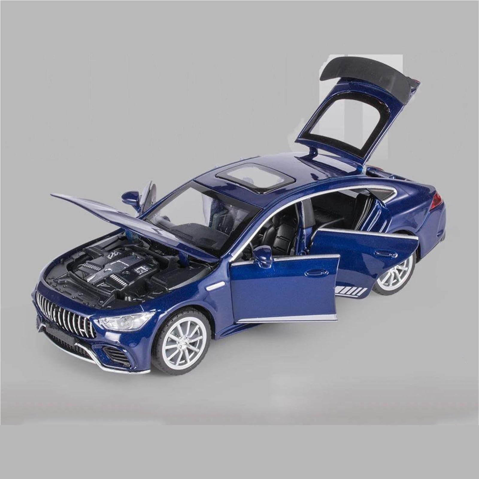 BANKOTO Diecast Car 1:32 For Benz For AMG GT63 Alloy Diecast Sports Car Model Pull Back Ornaments Collect Collectible Model(Blue)