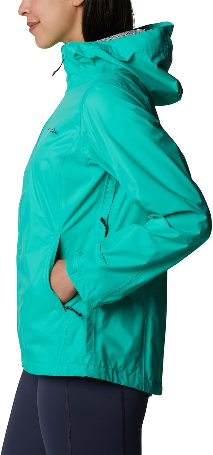 Columbia Women's EvaPOURation Jacket Electric Turquoise X-Small