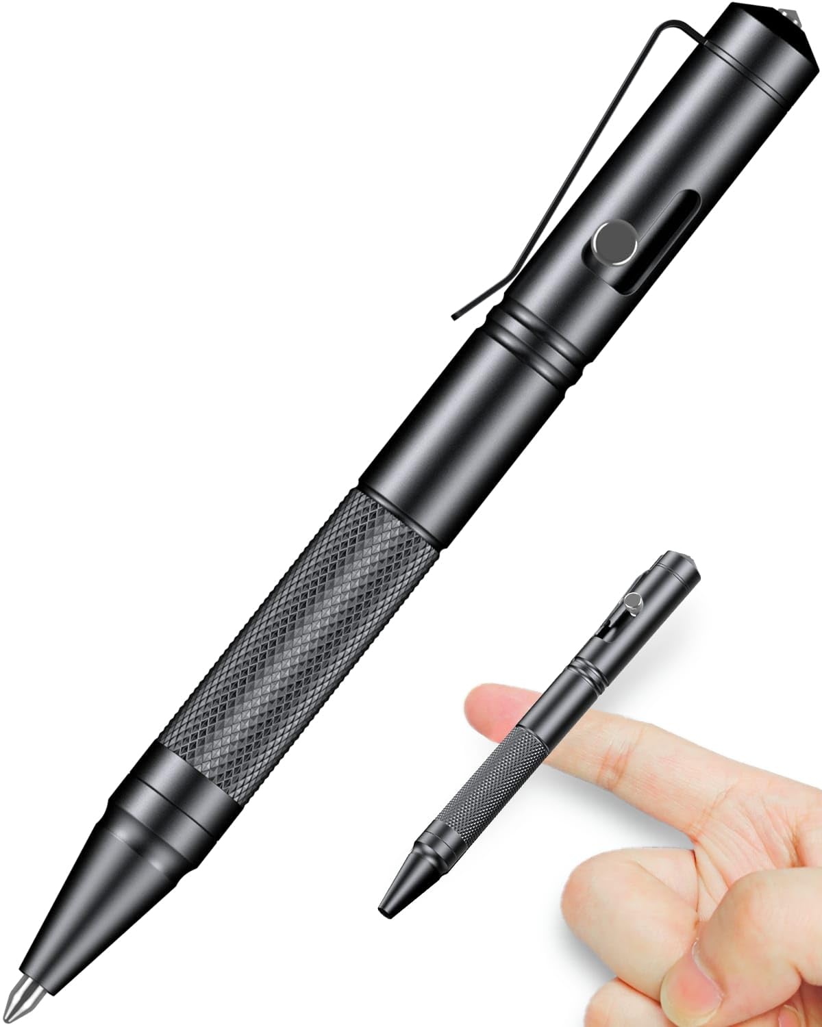 Mini Bolt Pen - Compact Tactical Writing Tool with Glass Breaker 6061-T6 Aluminum Alloy Ultra Light 17g for Outdoor EDC Perfect for Students and Adults-image-9