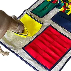 Tapete de Enriquecimento Ambiental para Cachorro Gato Interativo de Fuçar Forrageio Comedouro Lento Brinquedo Cães
