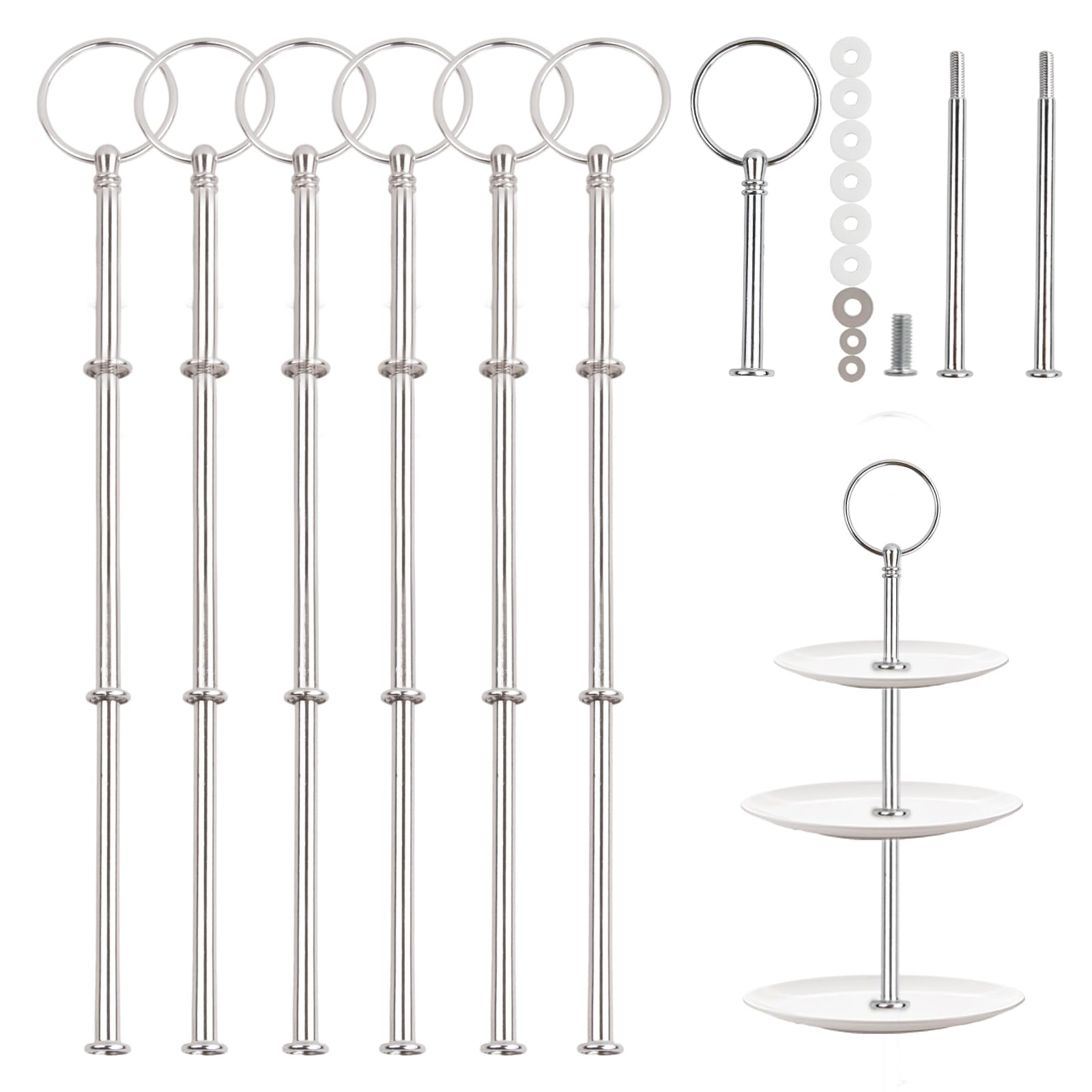 Etageren Stangen Set Gold 5 Pack Metallstangen Für Etagere Bausatz
