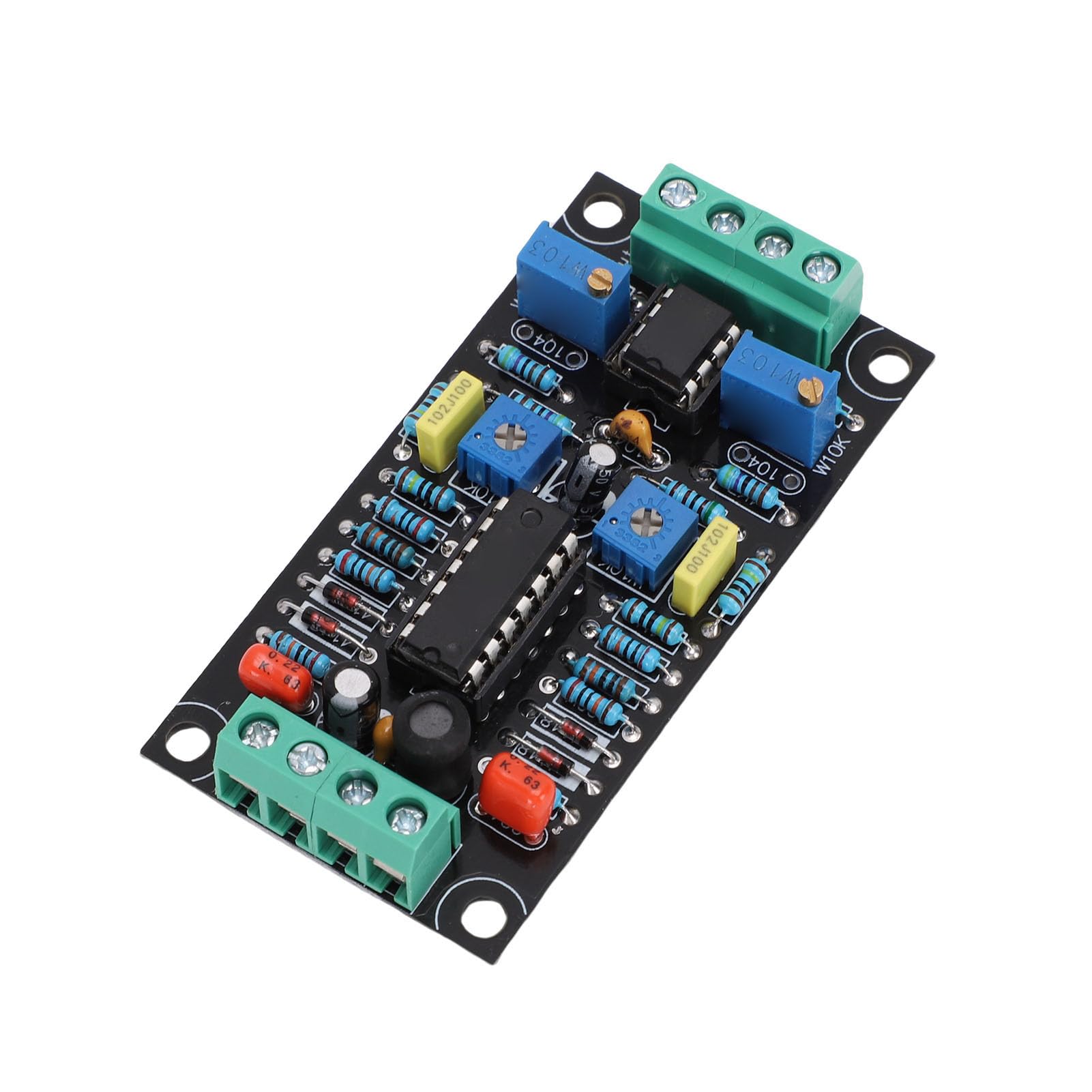 Generic Scheda Driver VU Meter Precisa, Efficiente Modulo di Pilotaggio Amplificatore a Doppio Canale per Sistemi Audio con Basso Consumo Energetico per un Facile Utilizzo, PCB 1 Pezzo