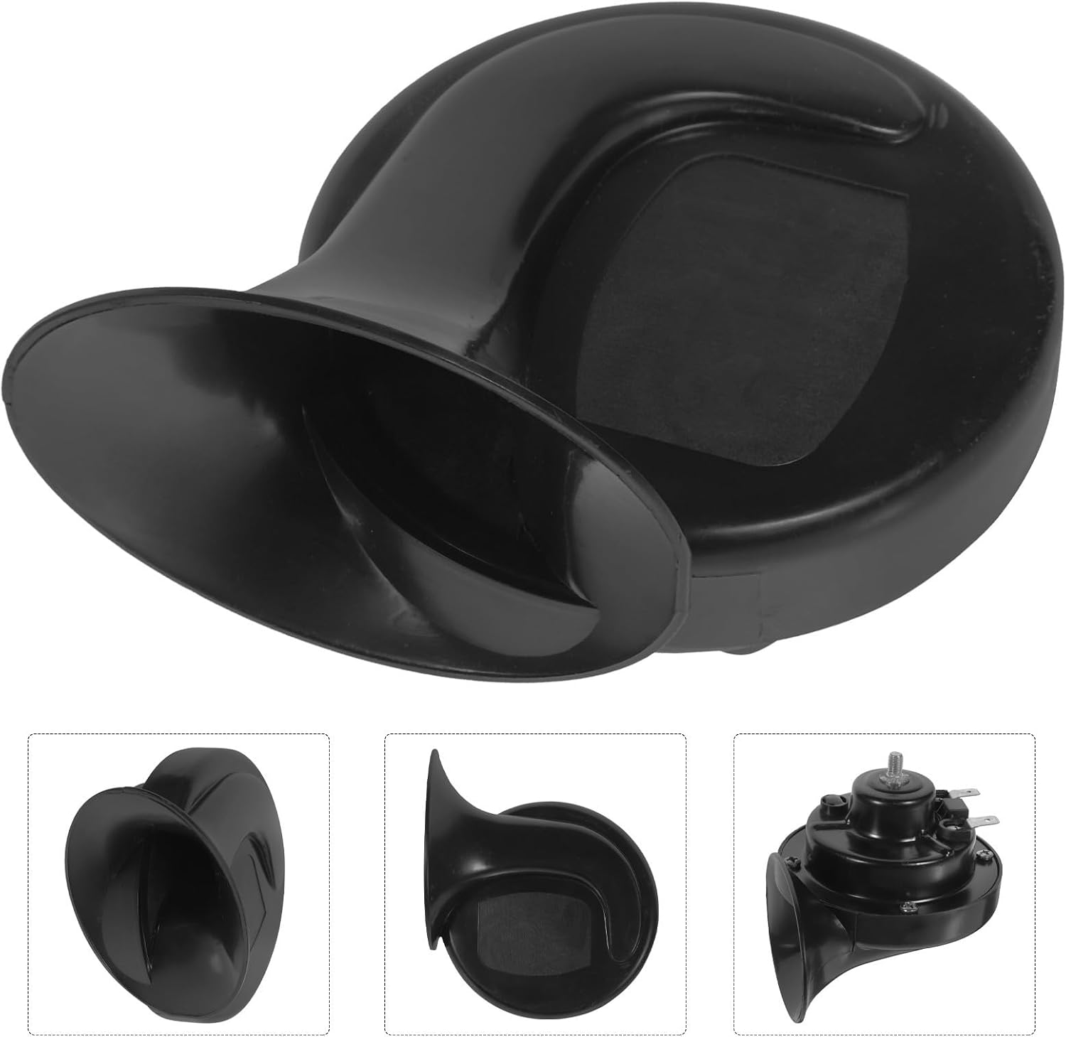 Loud Motorcycle Horn Plastic Single Tone Motorcycle Accessory