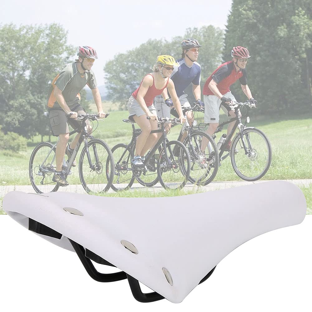 Outdoor Rennrad Sattel Soft Seat Stoßfest Wasserdicht Sattel Fahrrad Zubehör (Weiß)