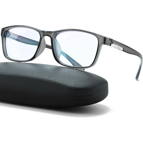 Anti Blue Light Glasses Men, Mens Blue Light Glasses With UV400 Protection, Fake Glasses For Computer Eye Strain