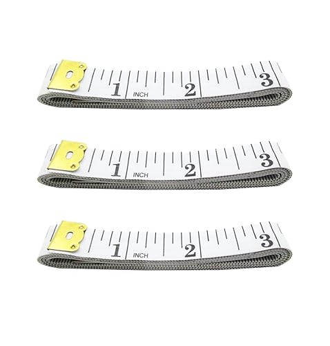 Cinta métrica de 60 pulgadas Cinta métrica de cuerpo y tela para costura, costura, sastre, tela, cintura, manualidades, fitness, cinta métrica