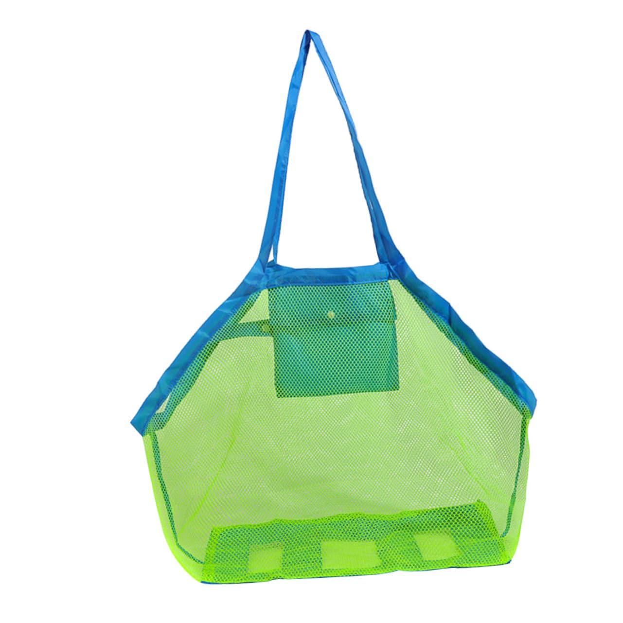 CORHAD Beach Mesh Tote and Girls Toys Organizer Handles Pool Beach Toys Storage Bag Large Size