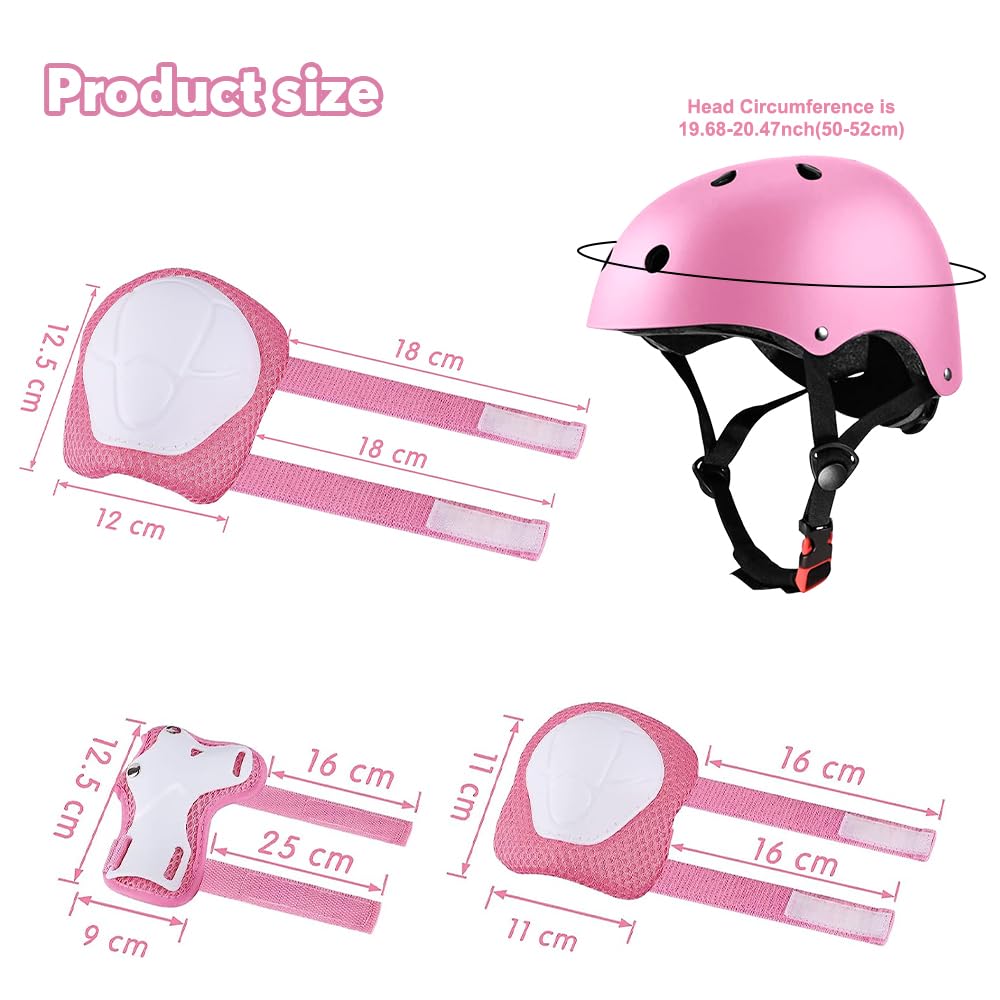 Casque Vélo Enfant Set Protection 5 en 1 Roller Skateboard Trottinette Garçons Filles 3-11 Ans