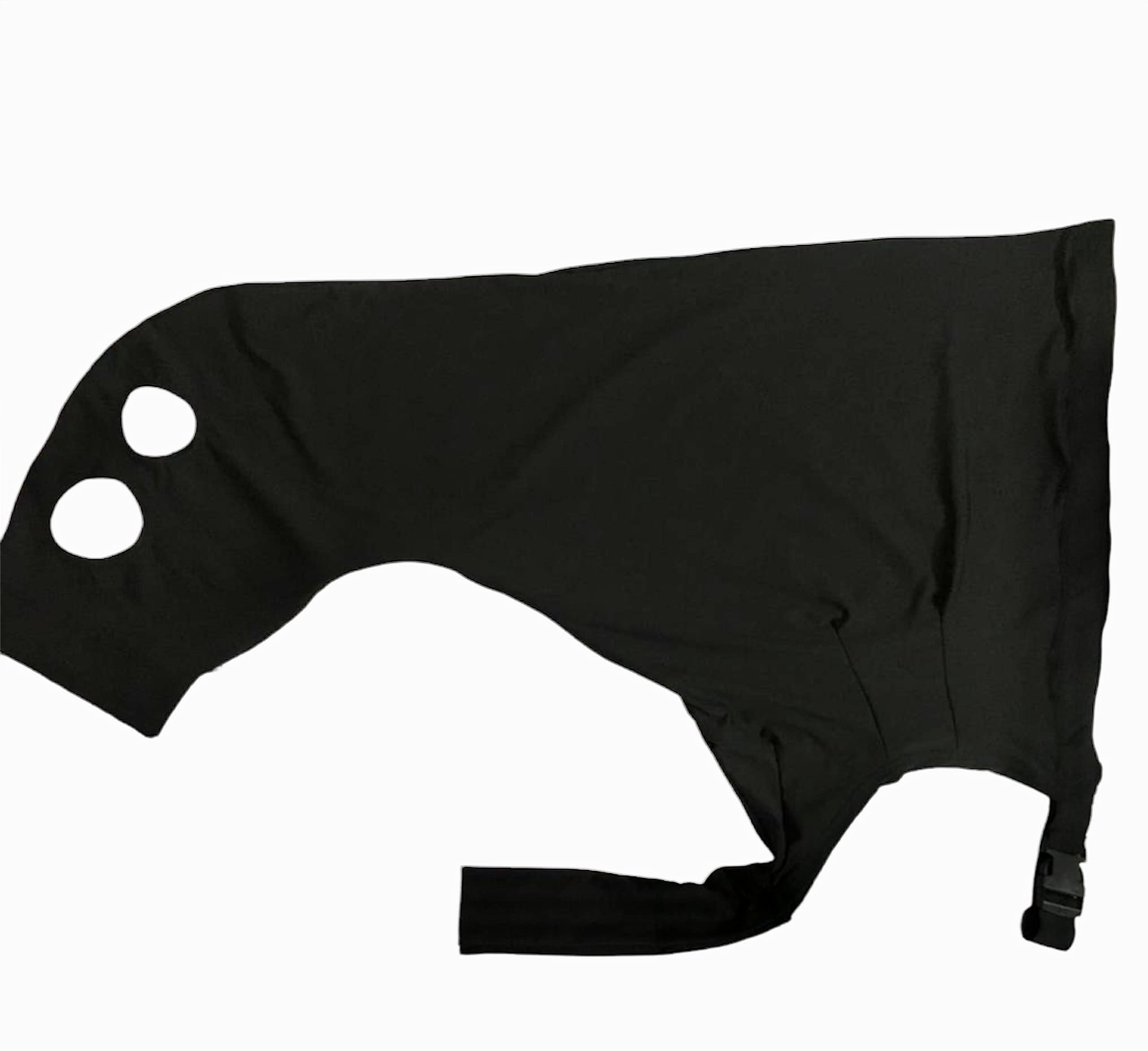 Majestic Ally Pferdekapuze aus Stretch-Spandex mit Reißverschluss für Pferde, Größe M, Jägergrün, 100 % schweres Elastan