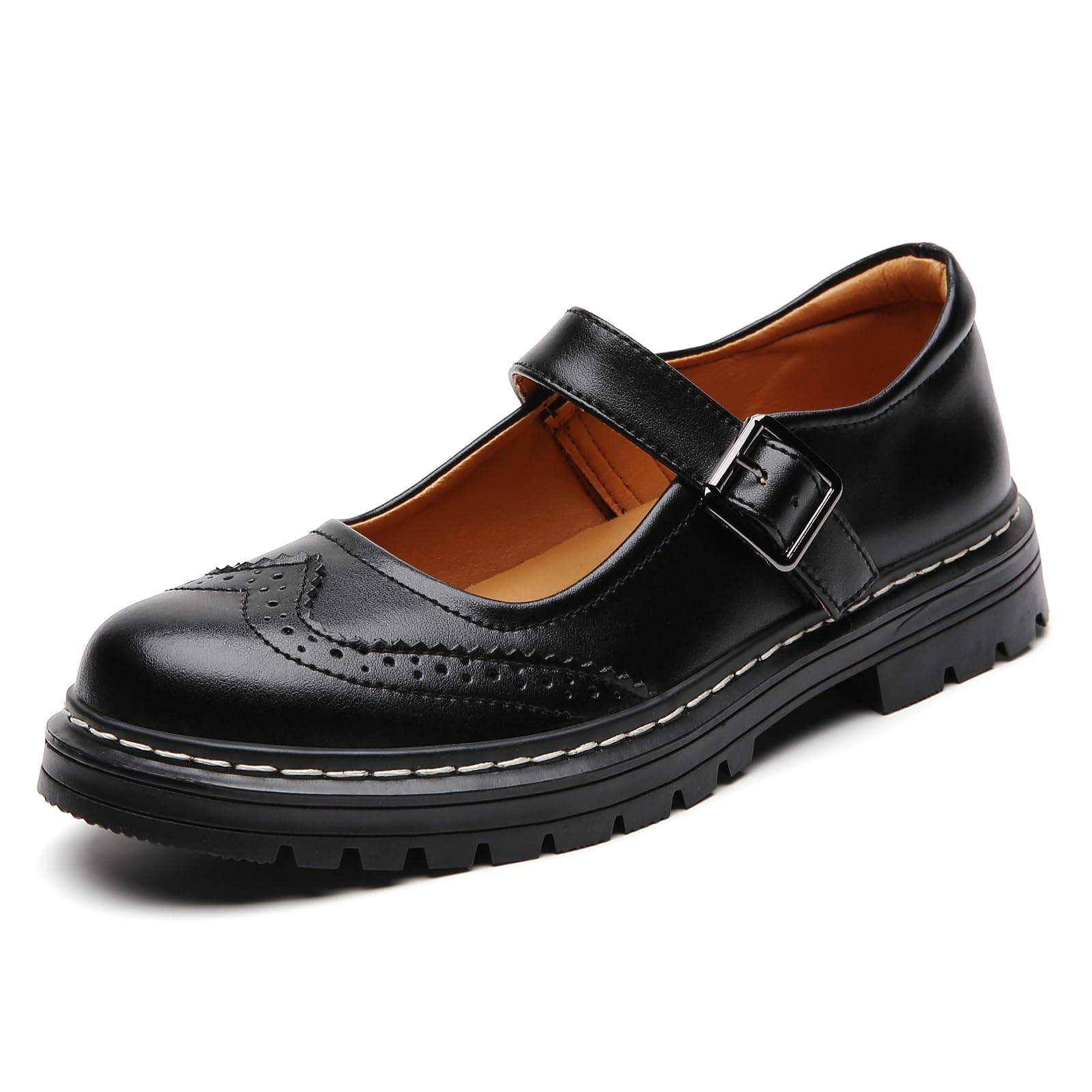 DR.XIRURUCO Mary Jane Shoes Women Platform Non-Slip Casual Dress Shoes | Round Toe Ankle…