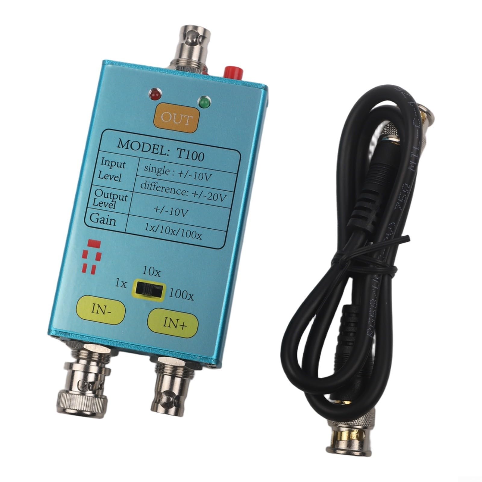 Sonda Diferencial USB Recargable 1X/10X/100X Sonda Diferencial