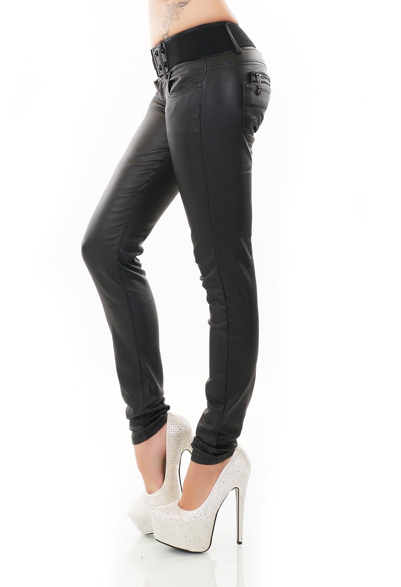 Miss RJ Jeans Damen Skinny Jeans Push Up Jeanshose (DE/NL/SE